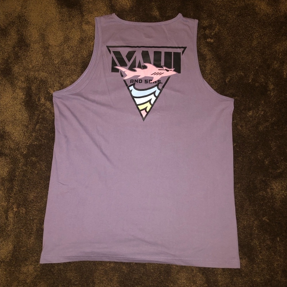 Maui Lavender Surg Tank Top with Triangular Back Logo